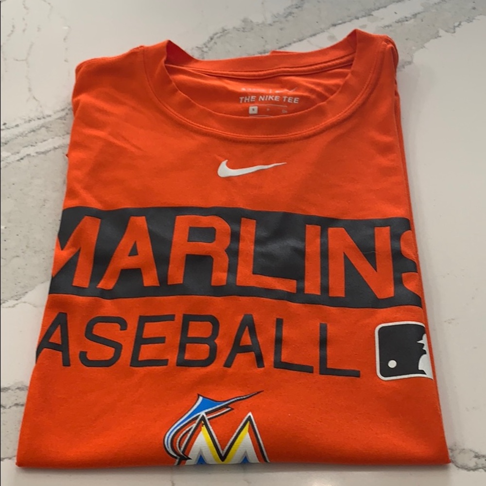 Marlins MLB Nike Dri Fit Short Sleeve TShirt